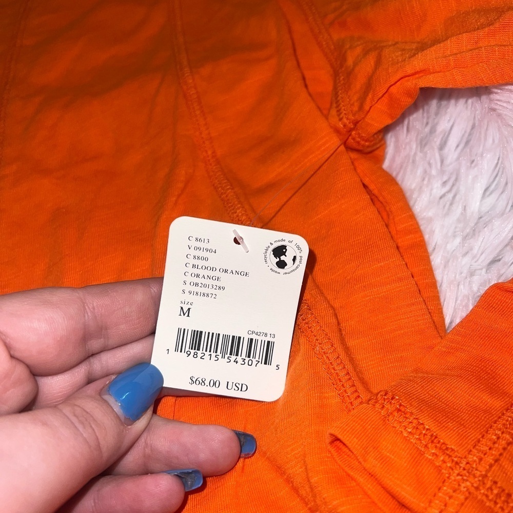 FP Movement by Free People oversized Orange Long Sleeve Tee - Picture 3 of 6